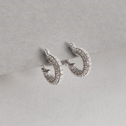 Argola toda cravejada 16mm trava