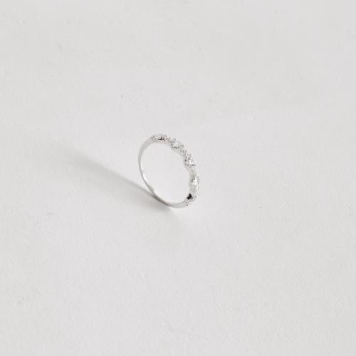 Anel meia aliança trabalhada