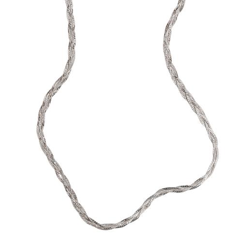 Colar trança 3 fios 45cm