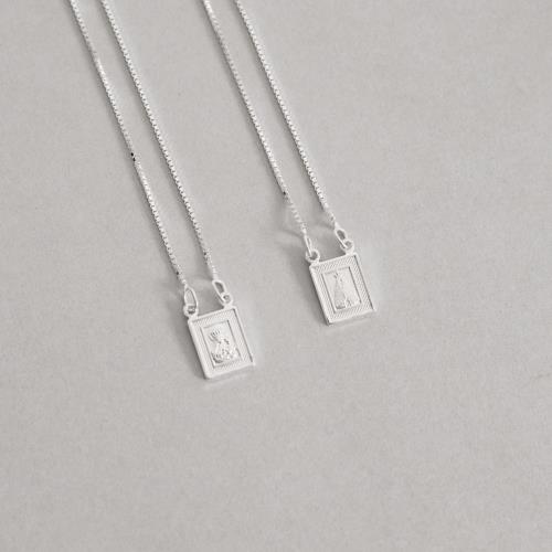 Escapulário medalhas Nsa. Sra. Aparecida e Nsa. Sra. do Carmo verso Salmos v15 60cm