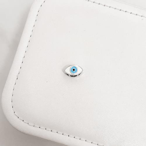 Berloque separador olho grego 13mm resina