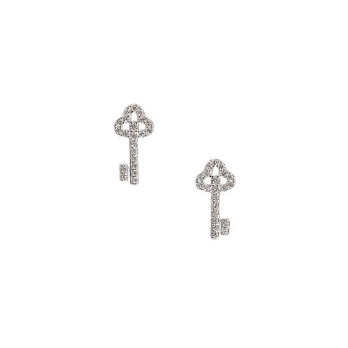 Brinco chave cravejada 13mm