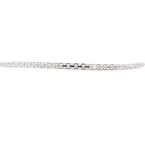 Pulseira corrente esteira 2.4 19cm