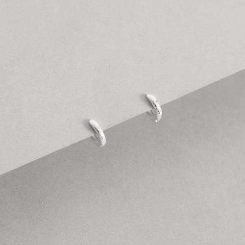 Argola click redonda 9mm fio meia cana