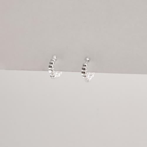 Argola click fio bolinhas 9mm