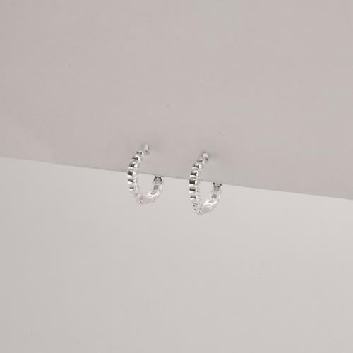 Argola click fio bolinhas 12mm