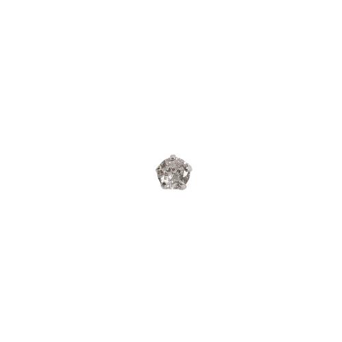 Piercing haste zircônia redonda 4mm