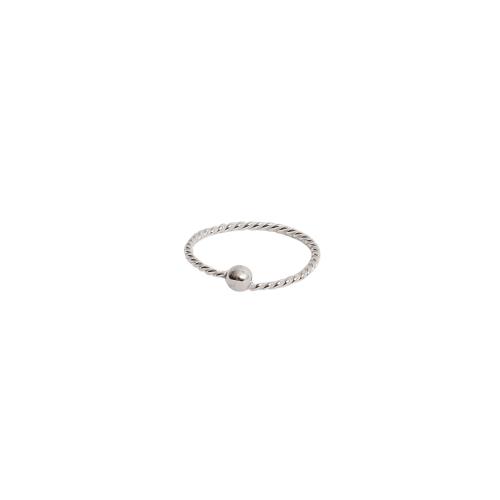 Piercing nariz argola torcida com bola 10mm