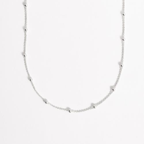 Corrente cartier com bolas 3.0 40cm