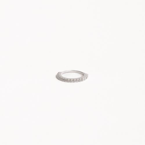 Piercing nariz argola cravejada 10mm