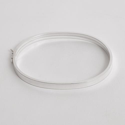 Bracelete largo 5mm fio quadrado