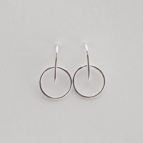 Brinco ear hook com argola 29mm