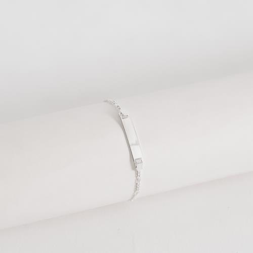 Pulseira infantil 3x1 com placa 14cm