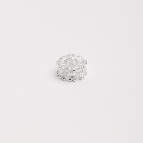 Berloque separador zircônias ovais cristal 11mm