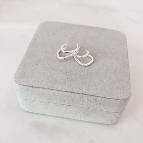 Brinco 2 voltas detalhe cravejado 19mm