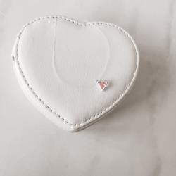 Colar nylon zircônia triângulo rosa 6mm 40cm