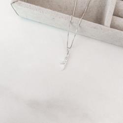 Colar pingente yoga cravejado 13mm 45cm