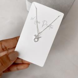 Colar pingente signo Touro 10mm 45cm