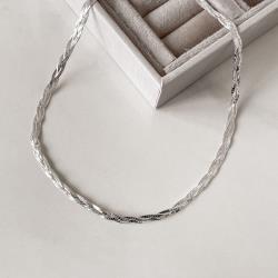 Corrente trança 3 fios 40cm