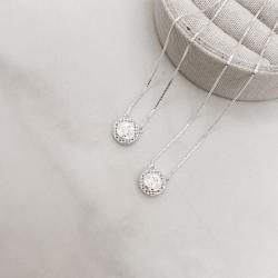 Escapulário tradicional medalha redonda renda Italiana v15 60cm