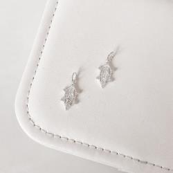 Pingente medalha Nsa. Sra. das Graças com zircônias 16mm