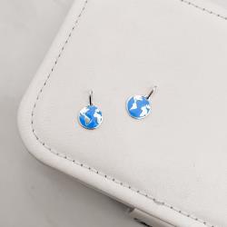 Pingente planeta Terra 12mm