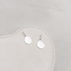 Pingente medalha lisa 12mm