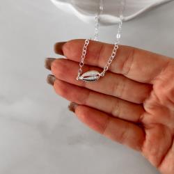 Colar entremeio búzios 12mm 40cm