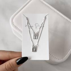 Escapulário medalhas Cristo v15 60cm