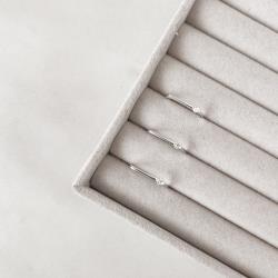 Anel reto zircônia lateral