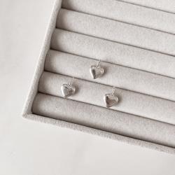 Pingente coração liso 10mm