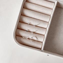 Trio corações com argola