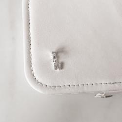 Berloque pingente letra N cravejada 6mm elo corações