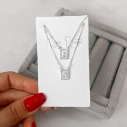 Escapulário tradicional cravejado v15 60cm