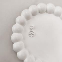 Berloque pingente medalha montanha 10mm