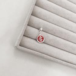 Berloque pingente time Internacional 16mm resina