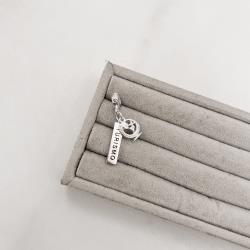 Berloque pingente placa Turismo com símbolo 20mm