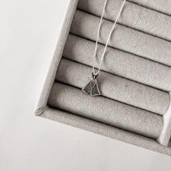 Colar Nsa. Sra. Aparecida detalhe zircônias envelhecido 17mm 45cm