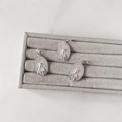 Pingente medalha São Pedro 20mm