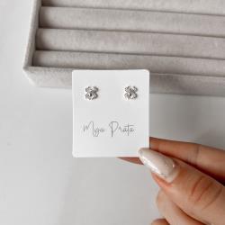 Brinco aranha detalhe zircônia 7mm