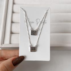 Escapulário placas livrai-me de todo mal Amém v12 60cm