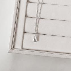 Colar Nsa. Sra. Aparecida 15mm corrente cadeadinho 45cm