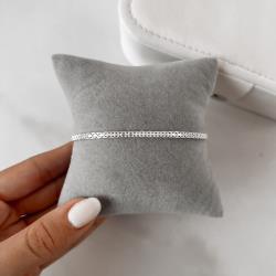 Pulseira corrente esteira cadeado 3.0 19cm