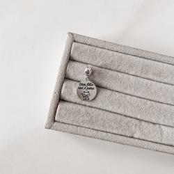 Berloque pingente medalha Meu filho tem 4 patas Gato resina 12mm