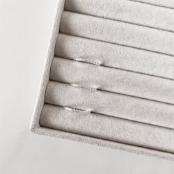 Anel mini losangos cravejados