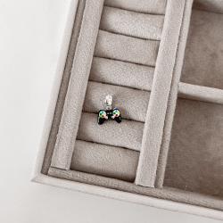 Berloque pingente manete resina 13mm