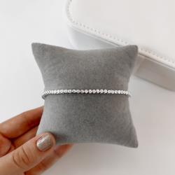 Pulseira riviera 2.8mm fecho gaveta 17cm