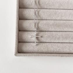 Colar pingente cruz toda cravejada 19mm 45cm