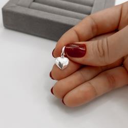 Berloque pingente coração 11mm 