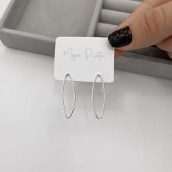 Brinco navete vazado 29mm